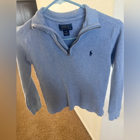 Ralph Lauren Boys quarter zip sweater - Picture 1 of 3